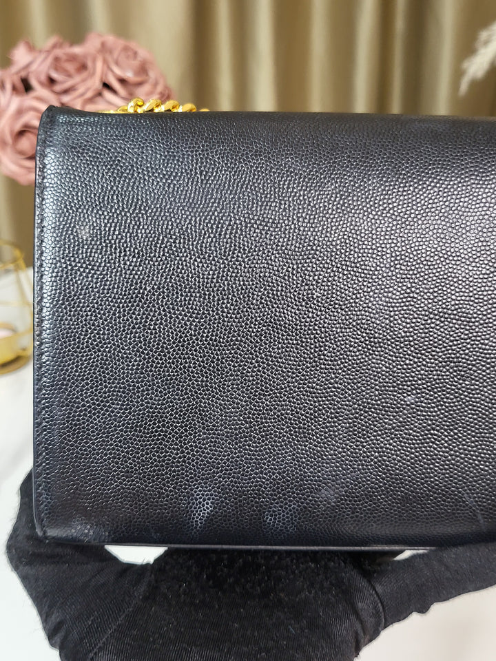 Saint Laurent Grained Kate Small Bag