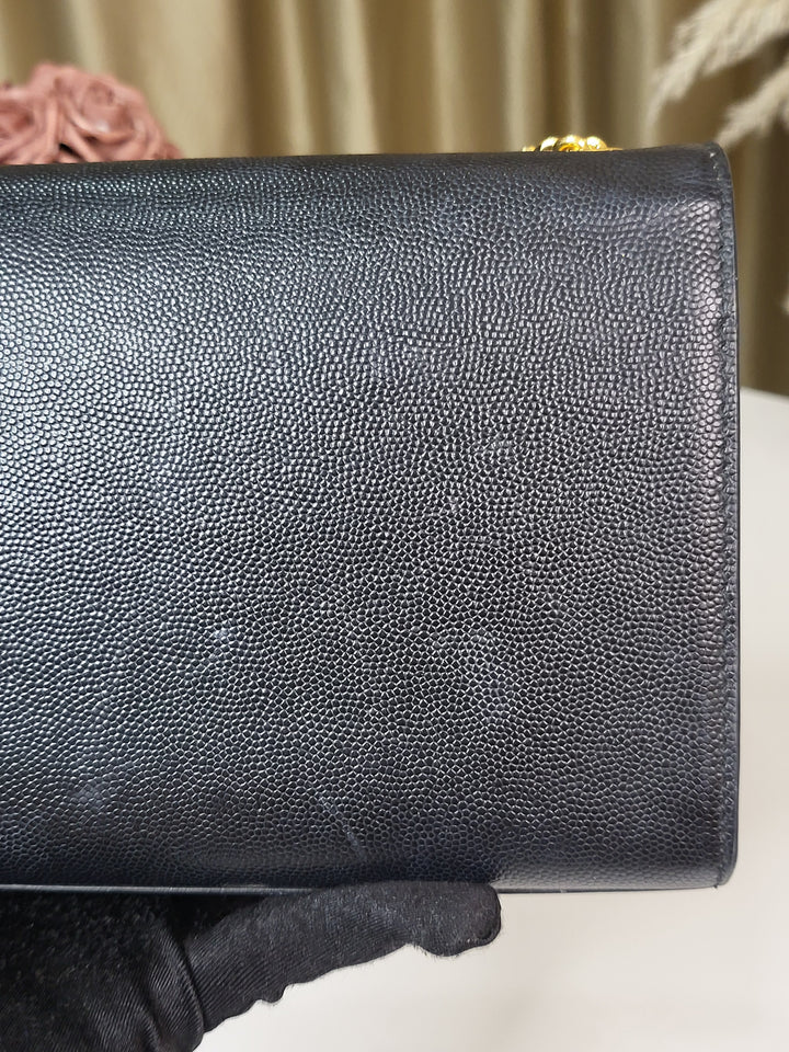 Saint Laurent Grained Kate Small Bag