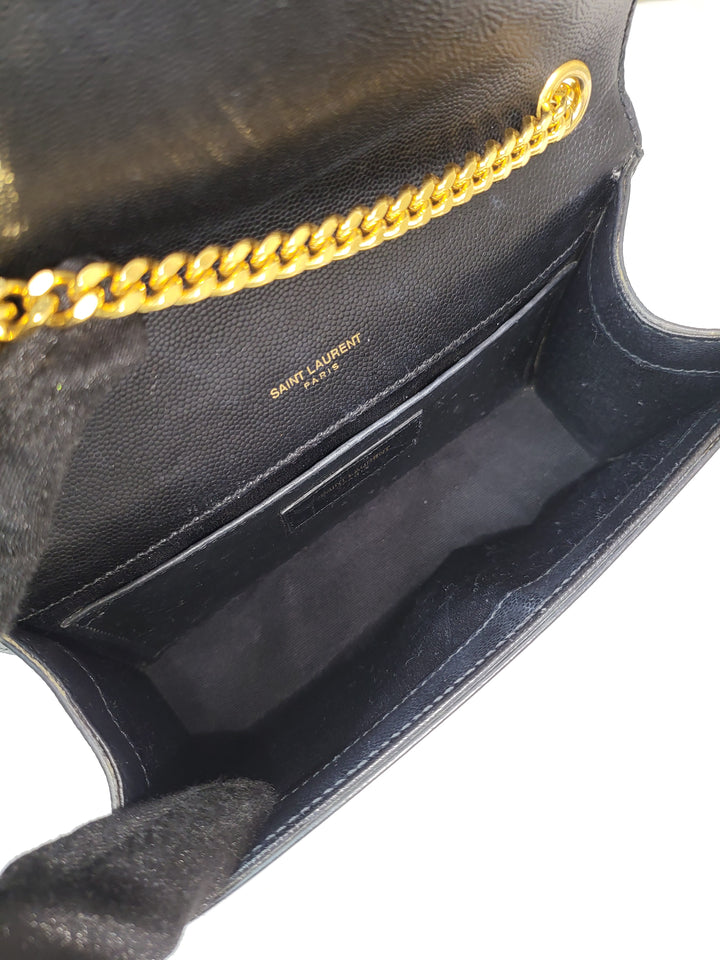 Saint Laurent Grained Kate Small Bag