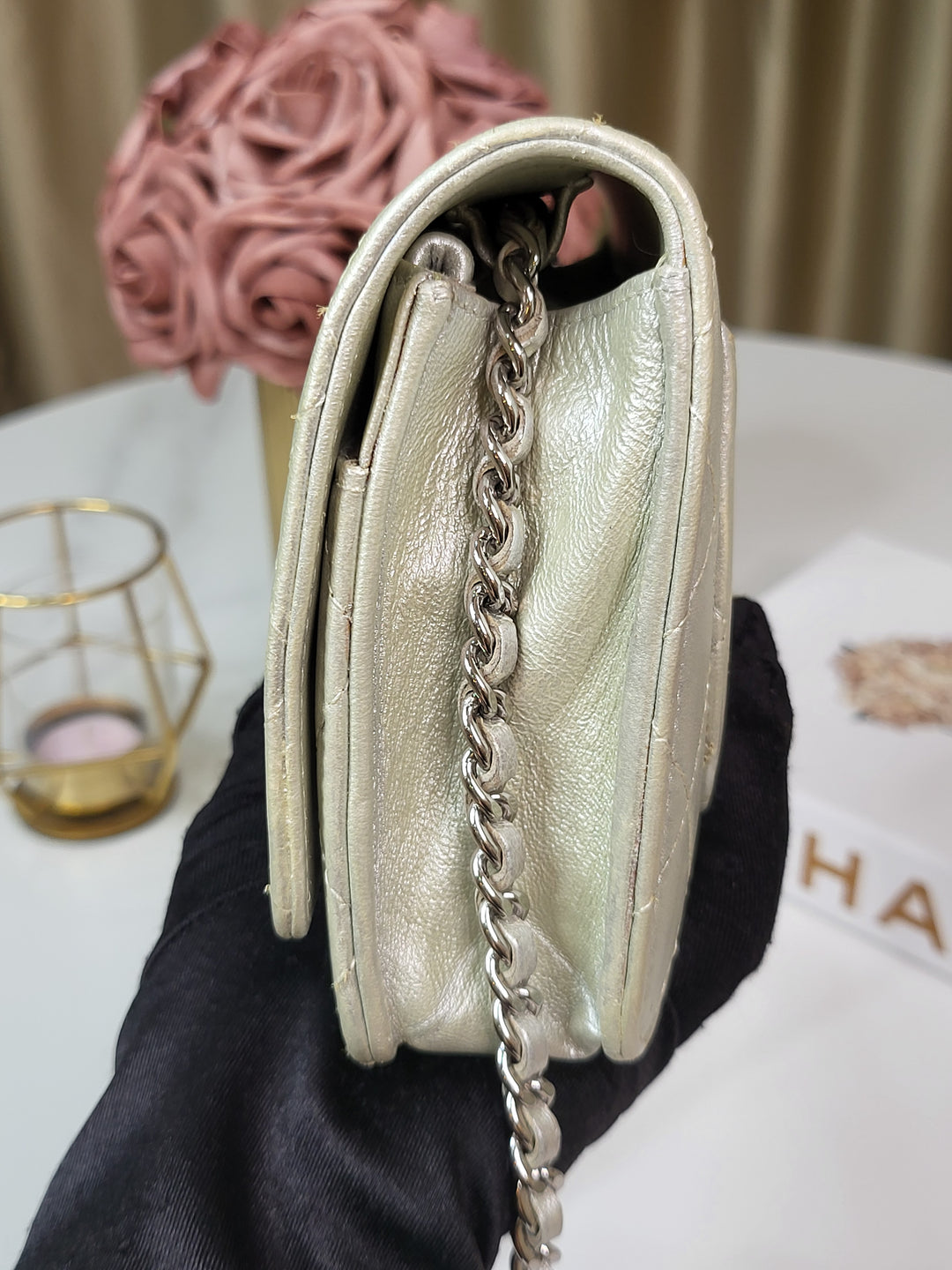 Chanel Lambskin Wallet On Chain