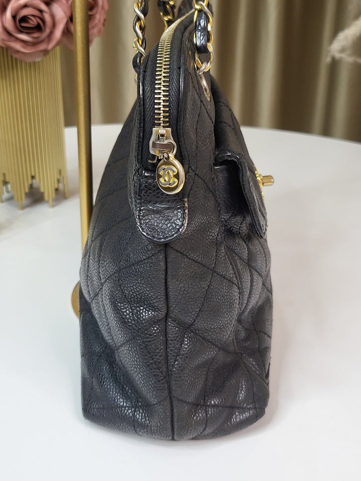 Chanel Caviar Vintage Tote Bag