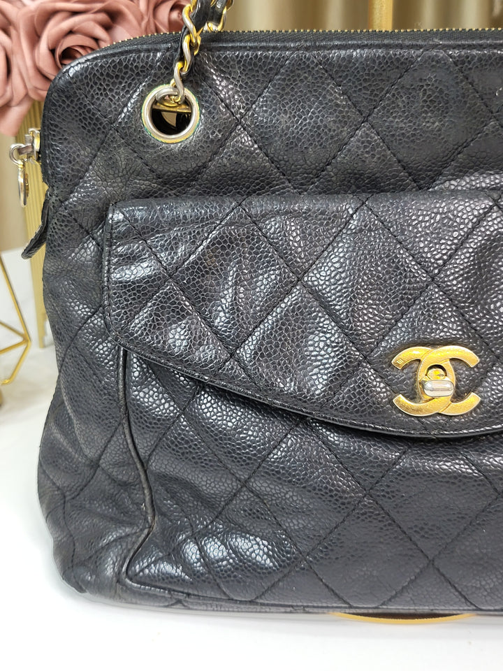 Chanel Caviar Vintage Tote Bag