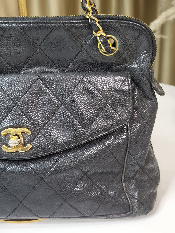 Chanel Caviar Vintage Tote Bag