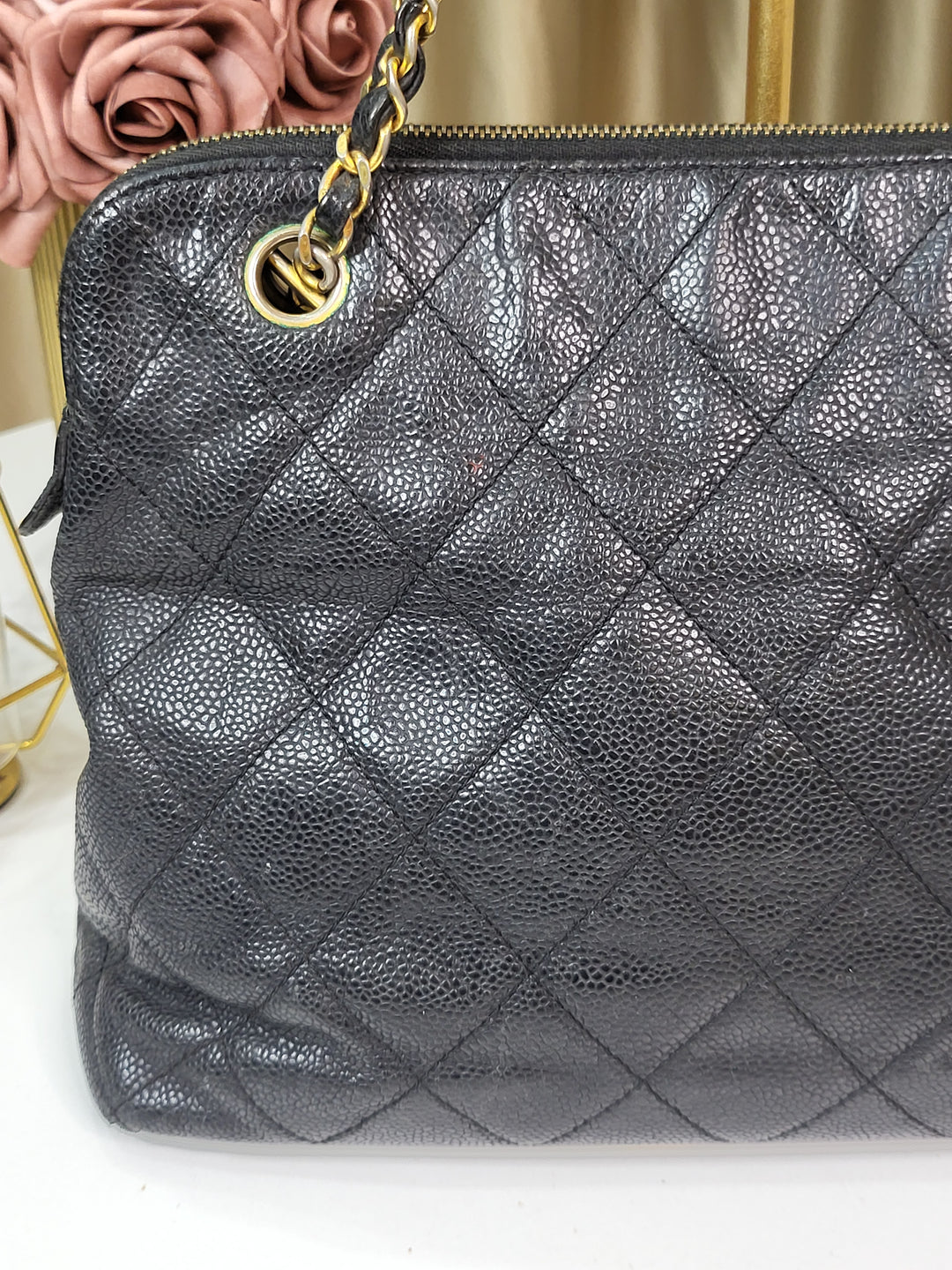 Chanel Caviar Vintage Tote Bag