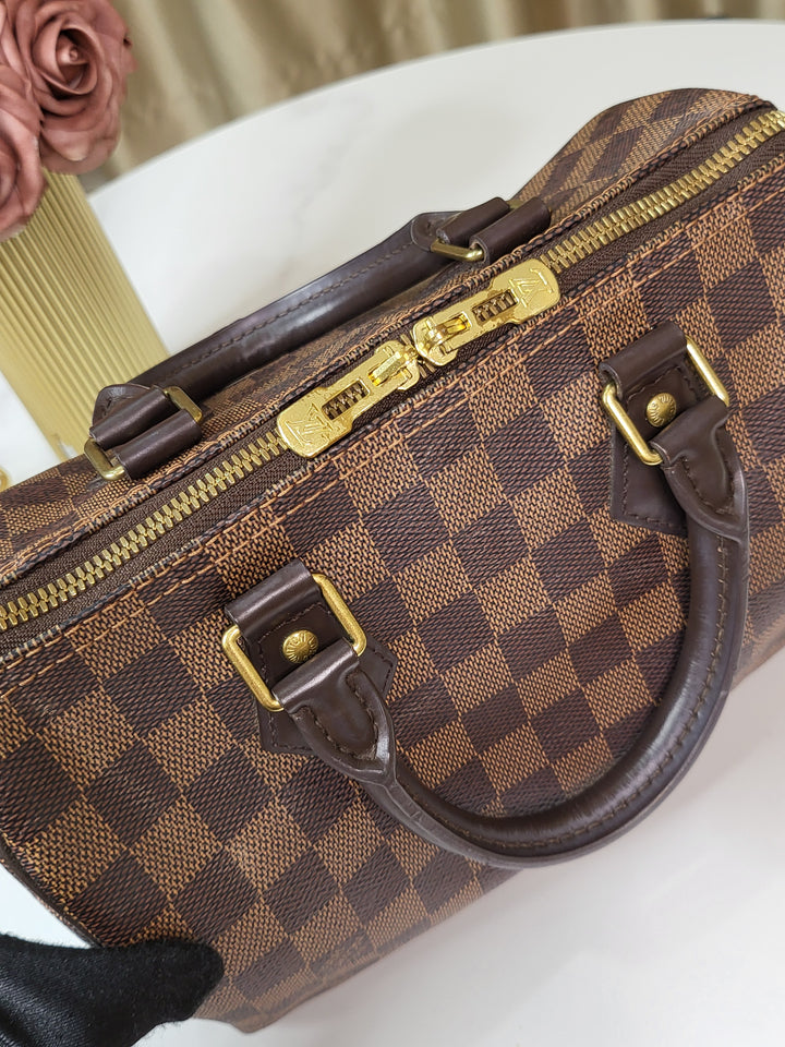 Louis Vuitton Damier Ebene Speedy 25 Bandouliere