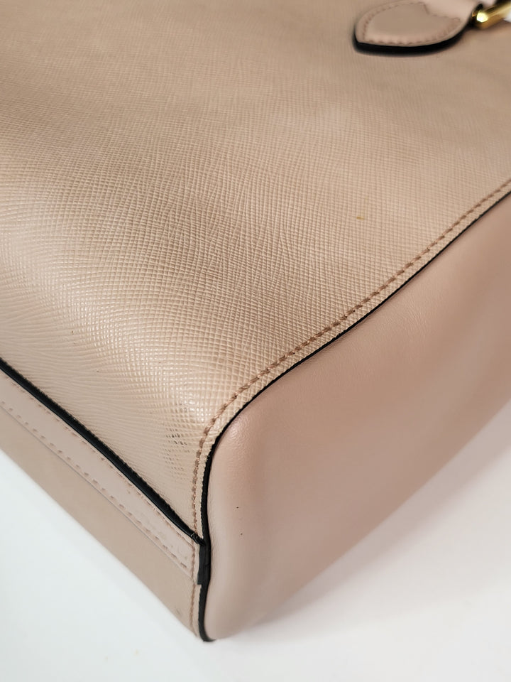 Prada Saffiano Cipria Tote Bag
