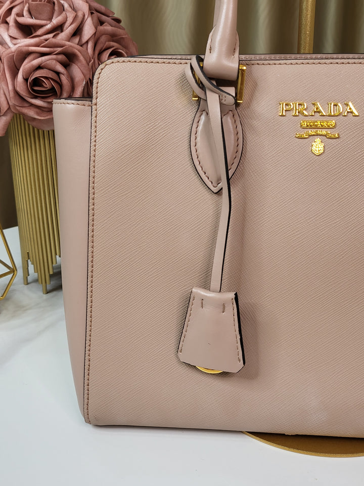 Prada Saffiano Cipria Tote Bag
