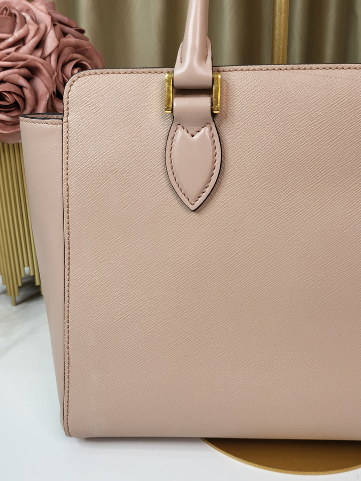 Prada Saffiano Cipria Tote Bag