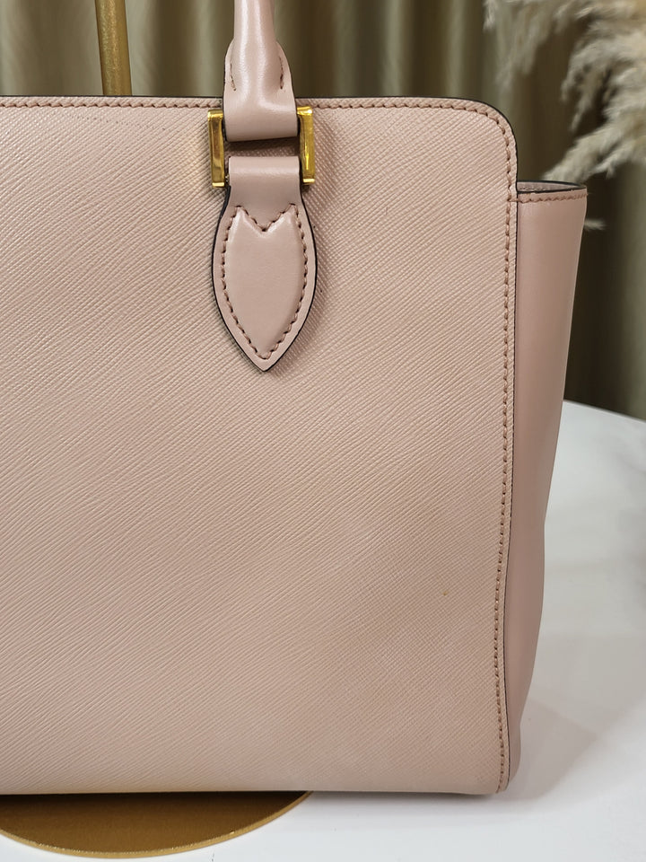 Prada Saffiano Cipria Tote Bag