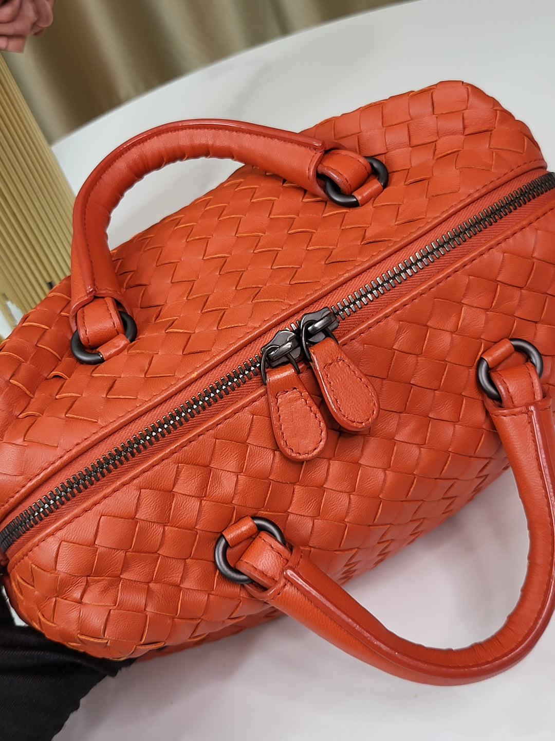 Bottega Veneta Intrecciato Mini Boston