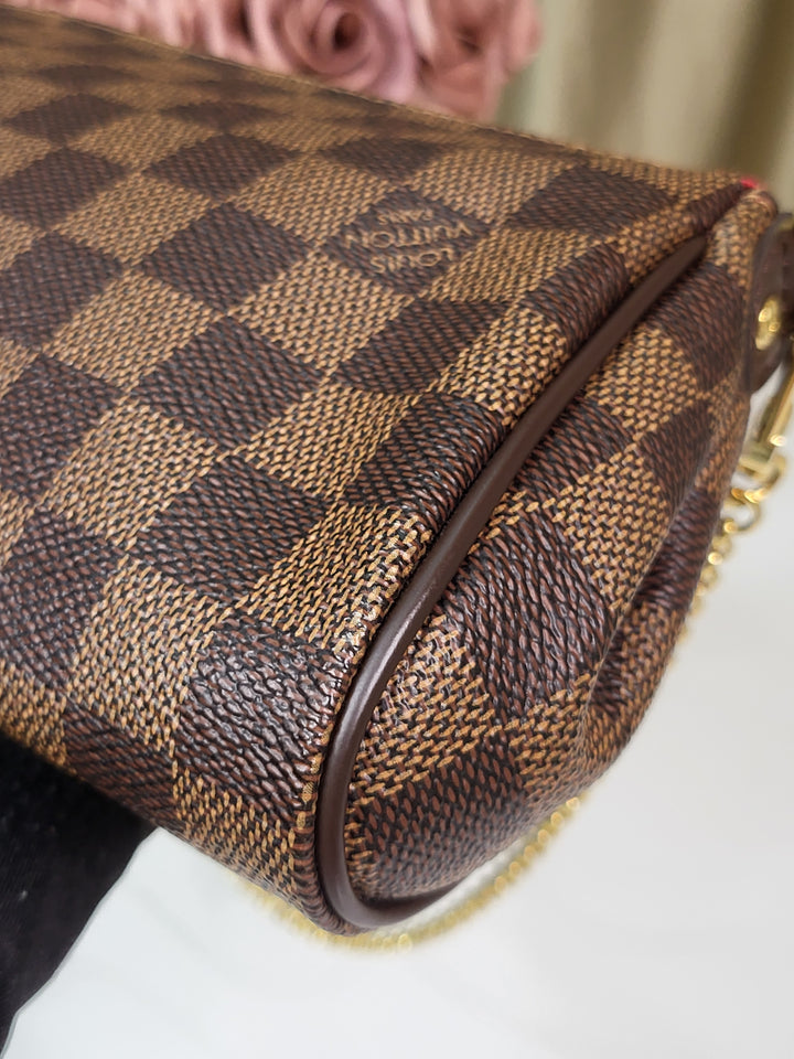 Louis Vuitton Damier Ebene Eva Clutch