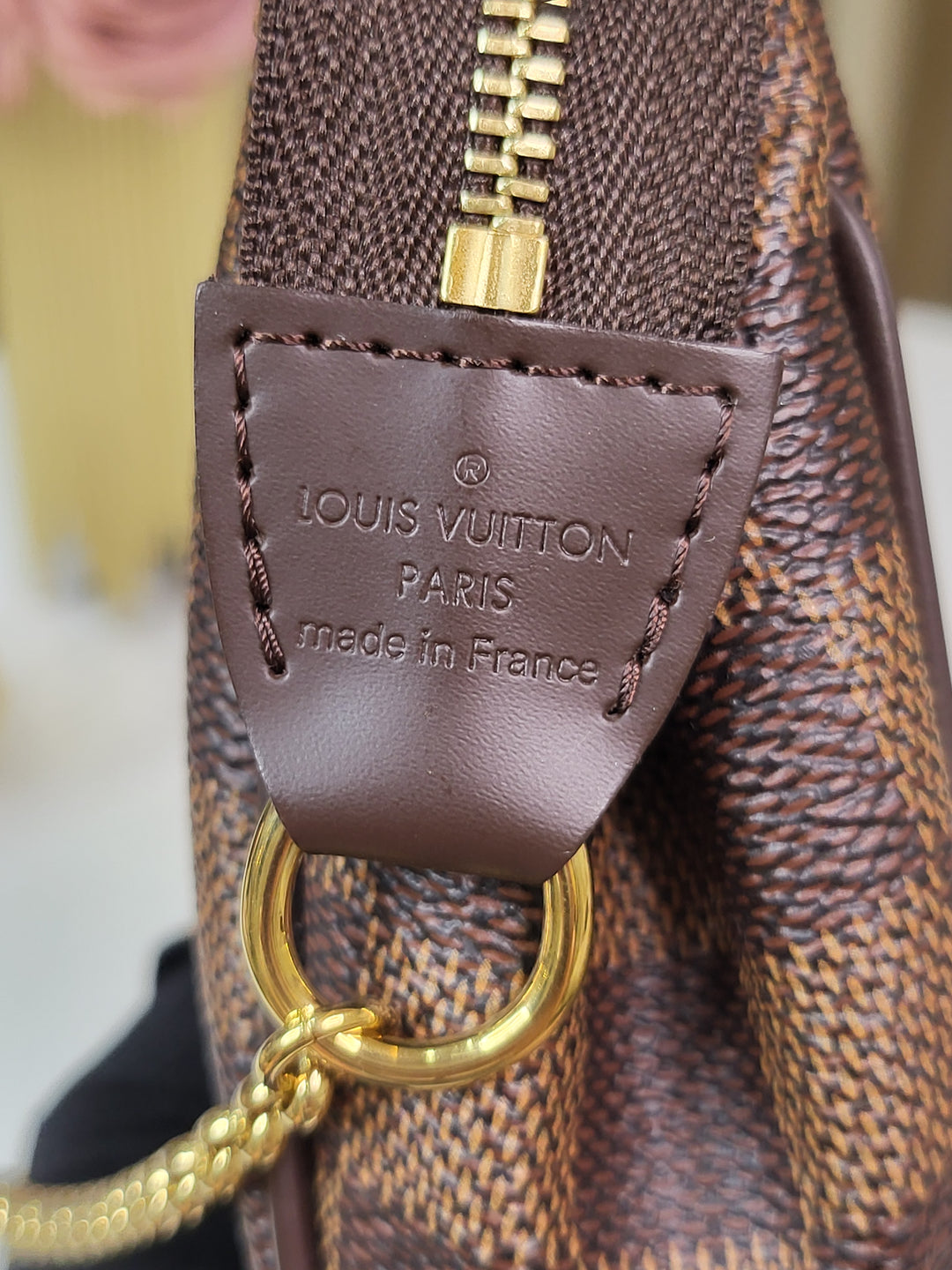 Louis Vuitton Damier Ebene Eva Clutch