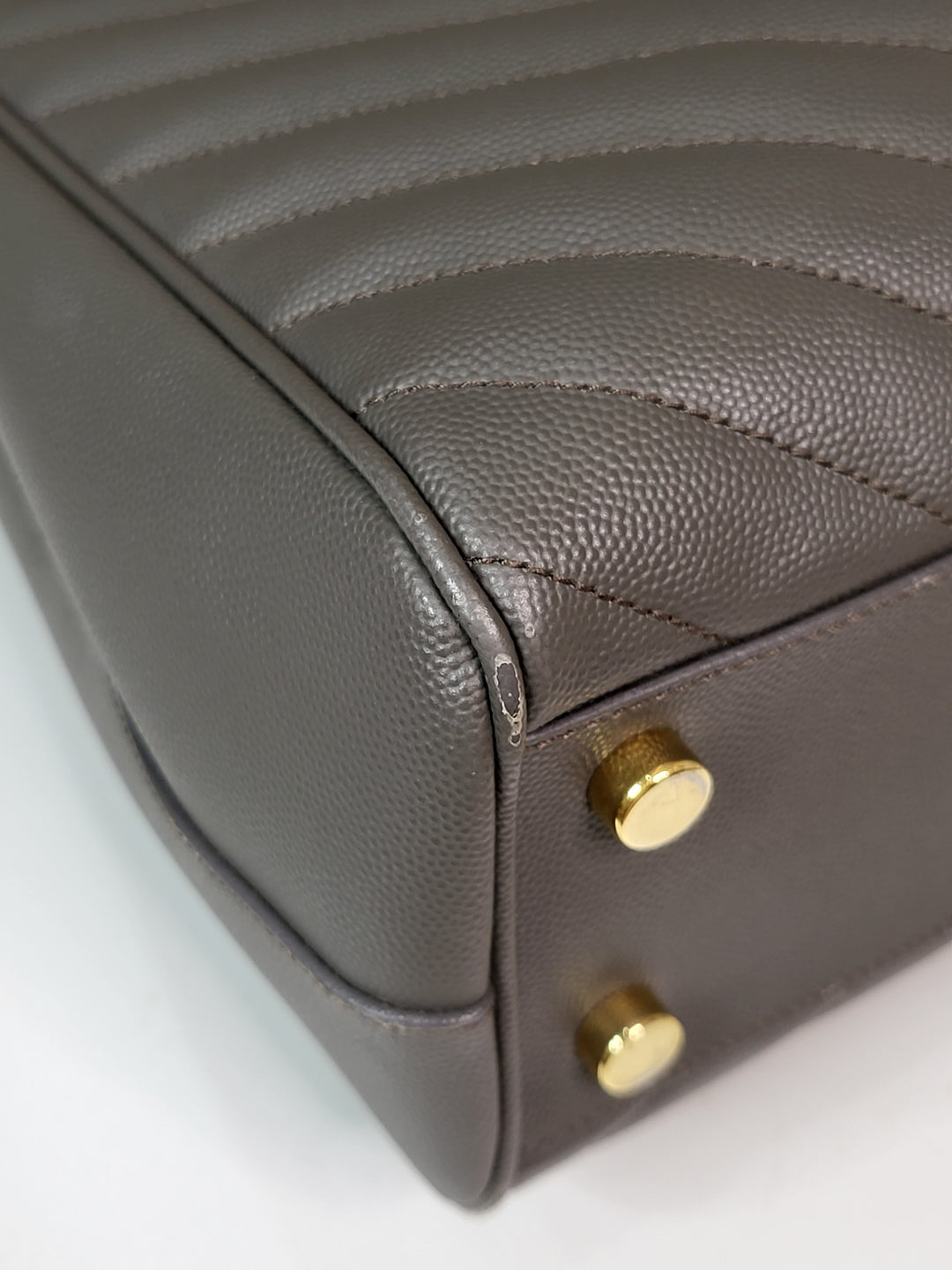 Saint Laurent Chevron Tote Bag