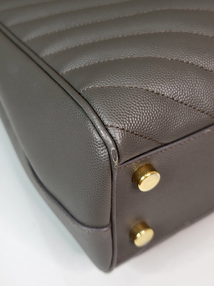 Saint Laurent Chevron Tote Bag