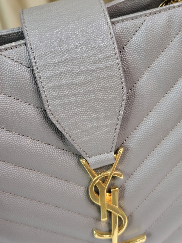 Saint Laurent Chevron Tote Bag