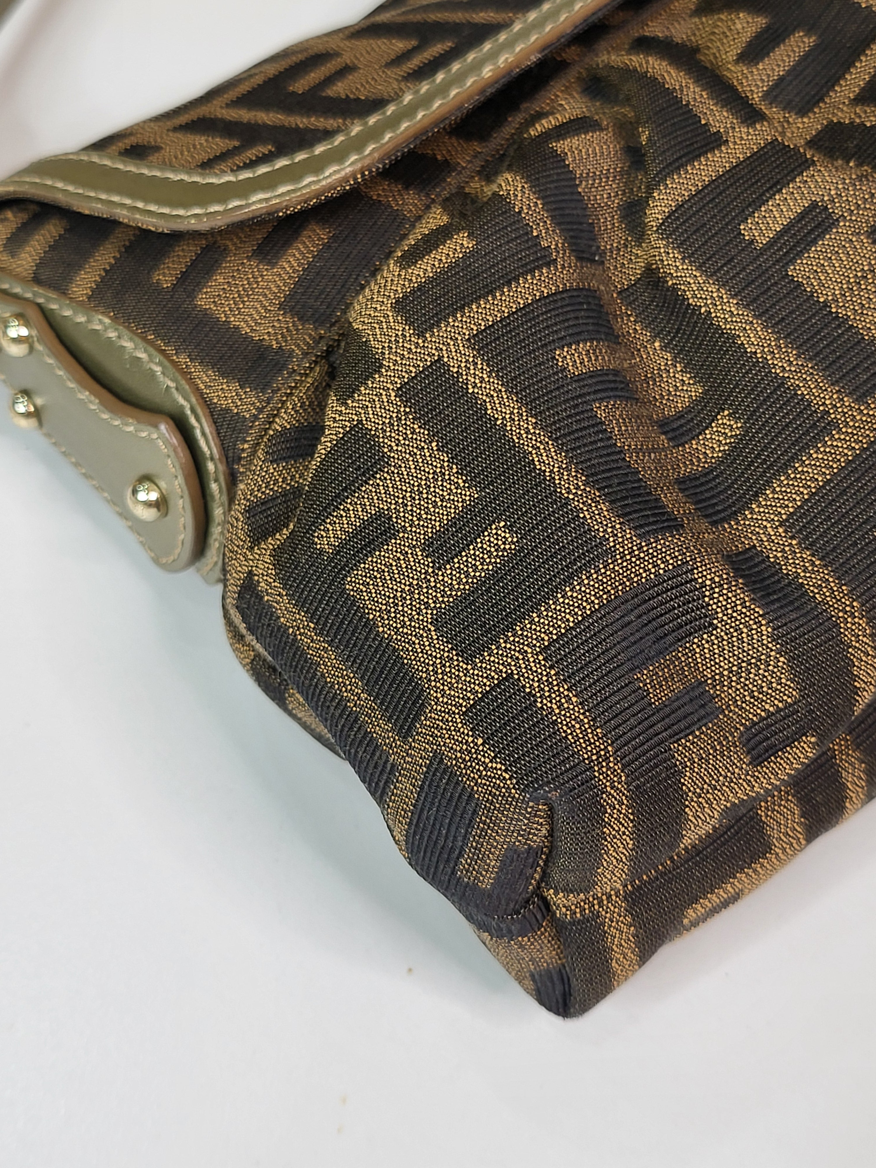 Fendi Zucca Canvas Shoulder Bag – Marichelle's Empire