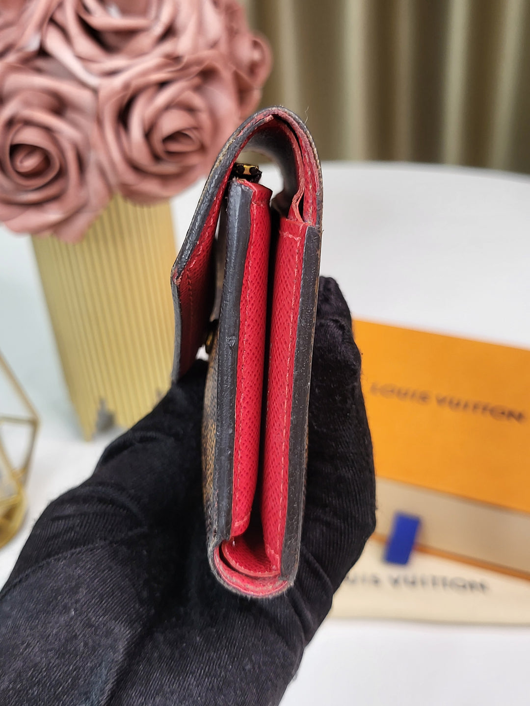 Louis Vuitton Damier Ebene Victorine Wallet
