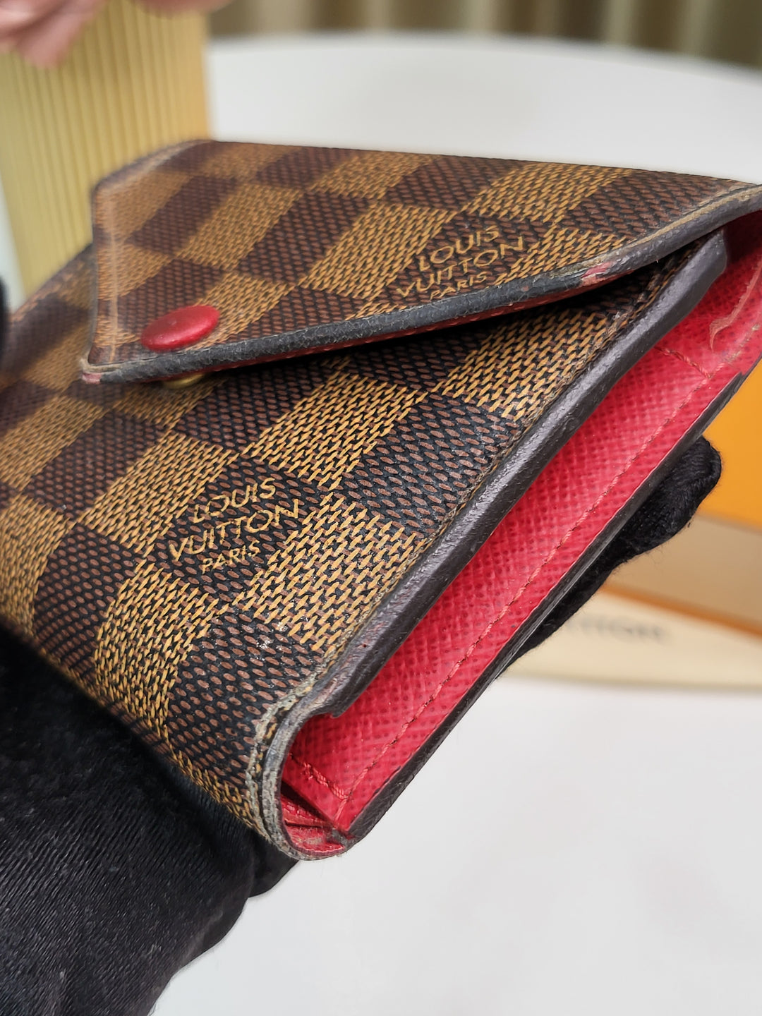 Louis Vuitton Damier Ebene Victorine Wallet