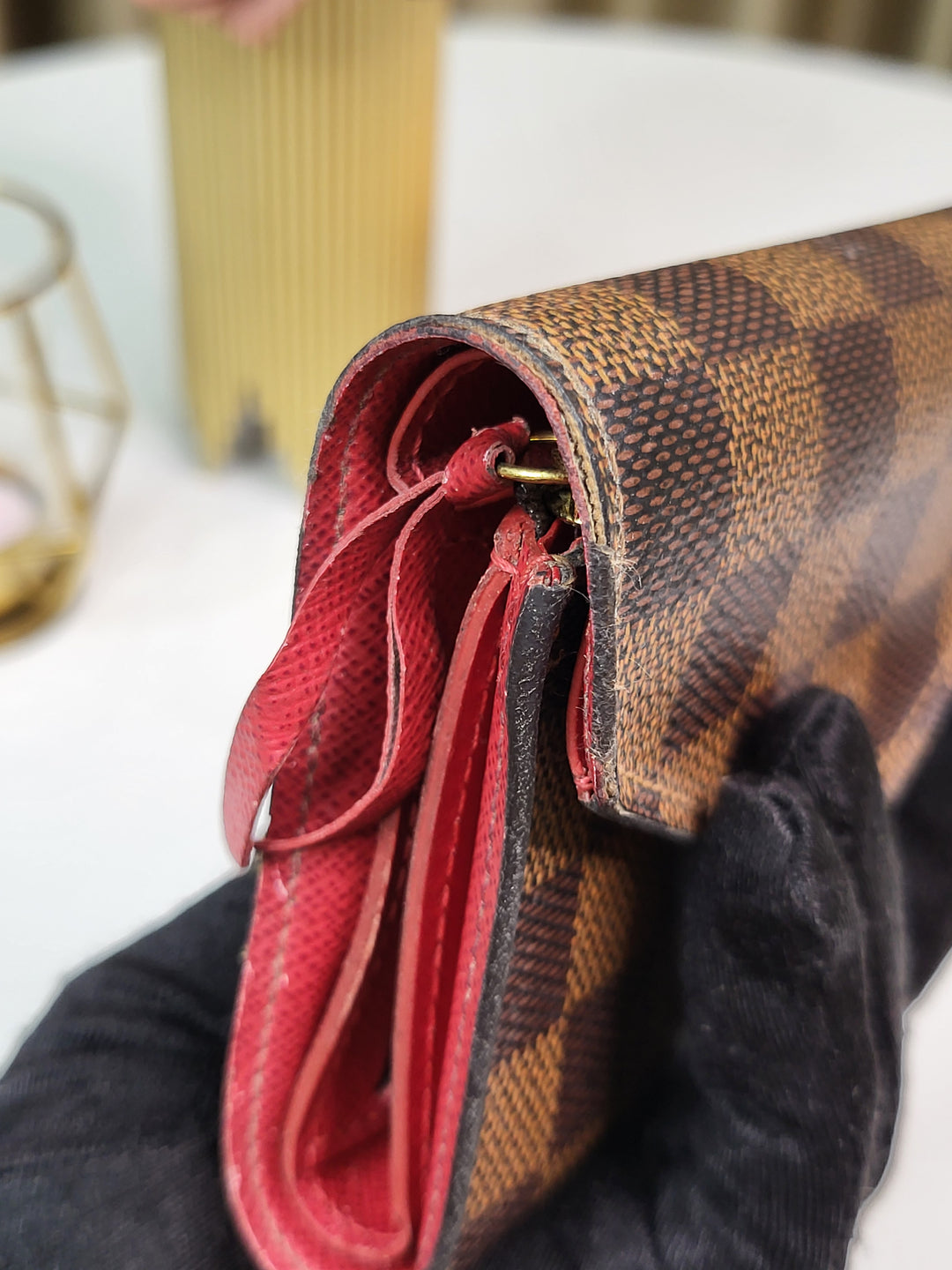 Louis Vuitton Damier Ebene Victorine Wallet