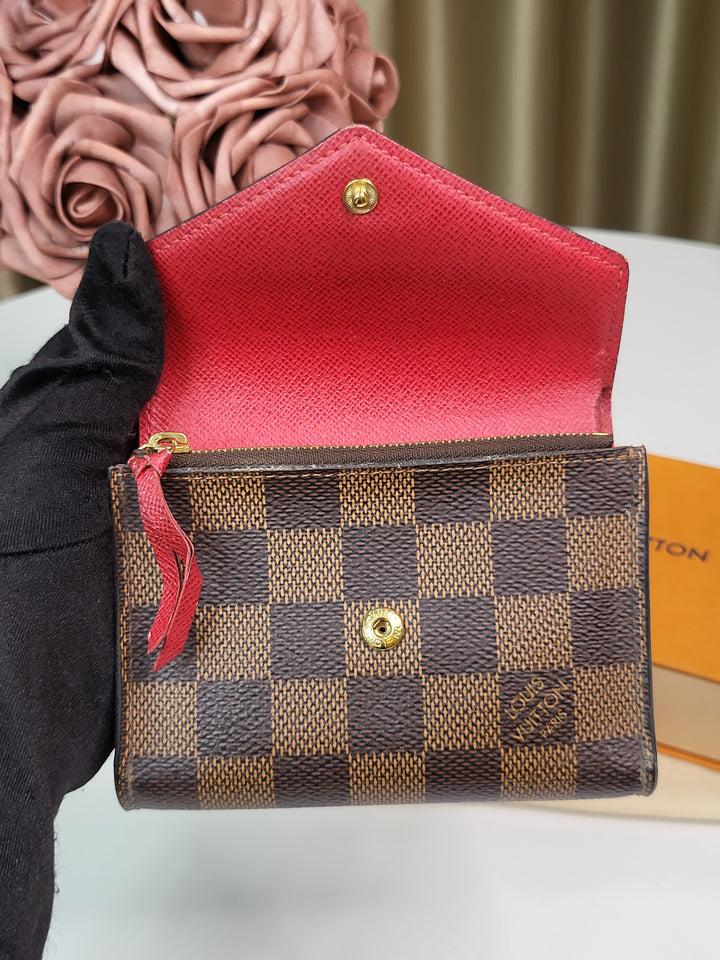Louis Vuitton Damier Ebene Victorine Wallet