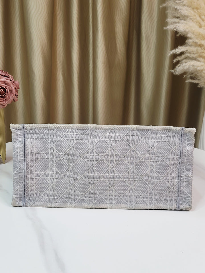 Christian Dior Grey Book Tote Medium