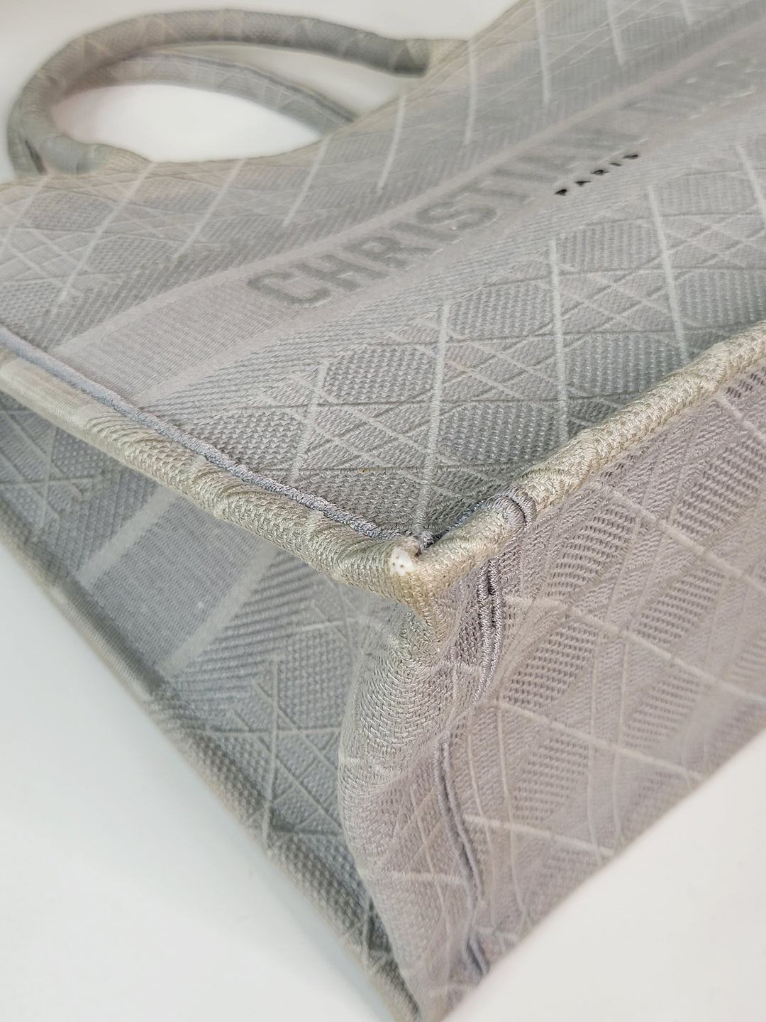 Christian Dior Grey Book Tote Medium