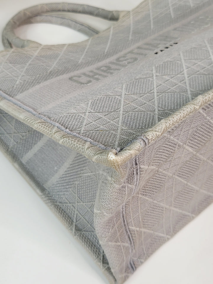 Christian Dior Grey Book Tote Medium