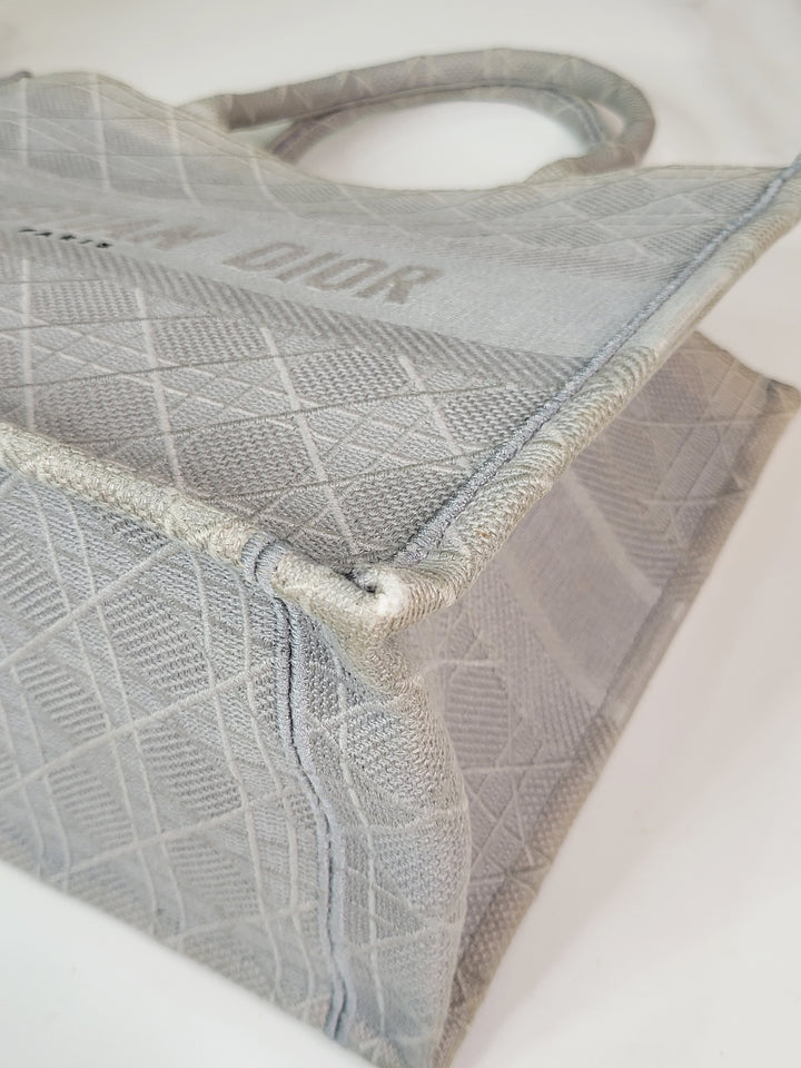 Christian Dior Grey Book Tote Medium