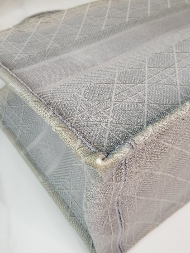 Christian Dior Grey Book Tote Medium