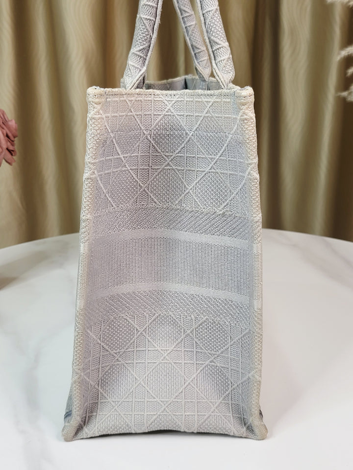 Christian Dior Grey Book Tote Medium