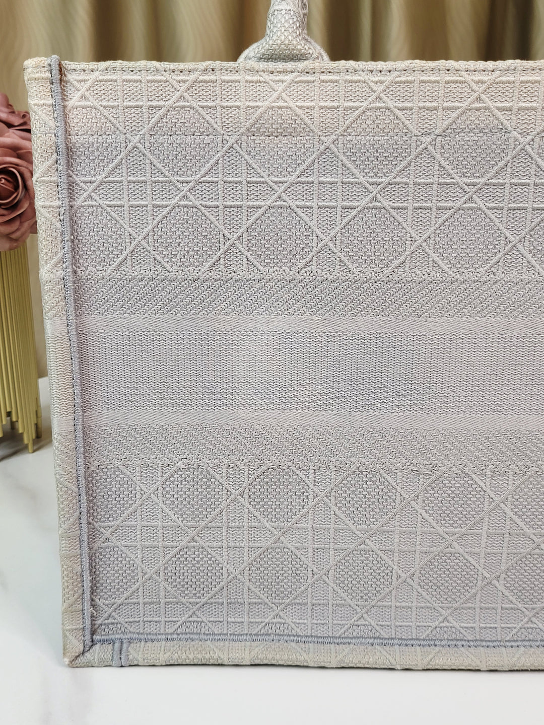 Christian Dior Grey Book Tote Medium