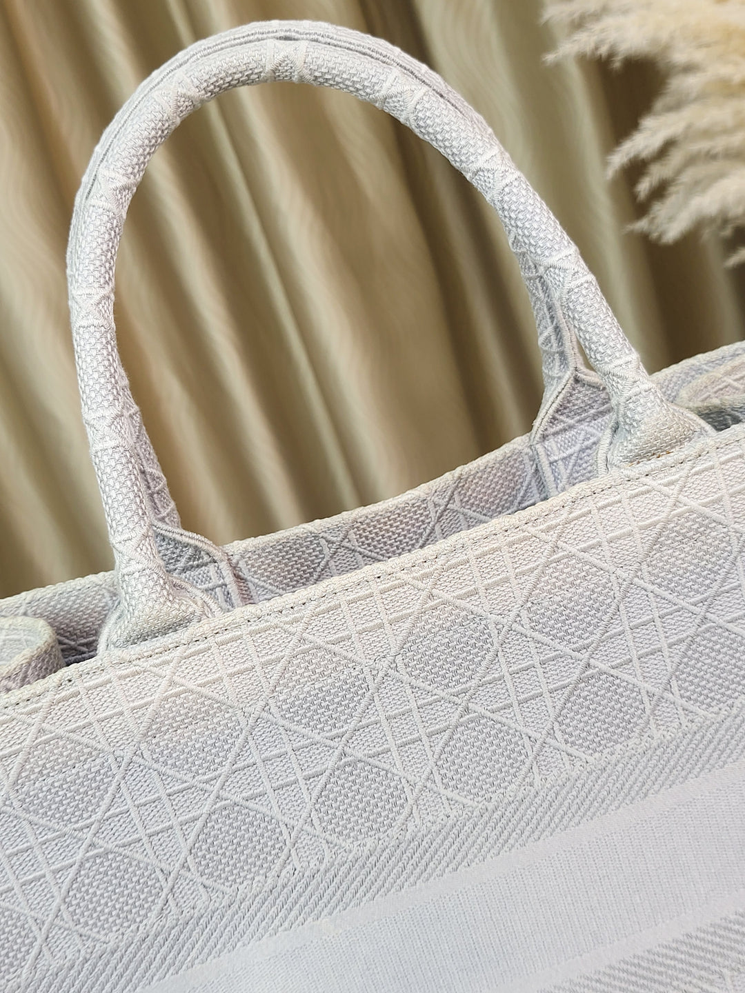 Christian Dior Grey Book Tote Medium