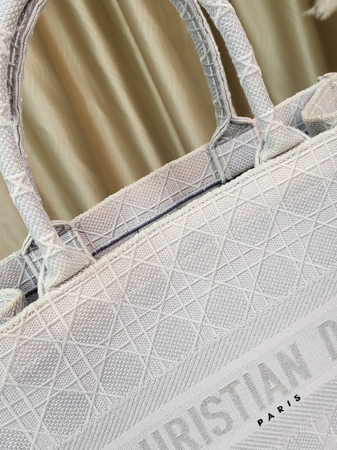 Christian Dior Grey Book Tote Medium