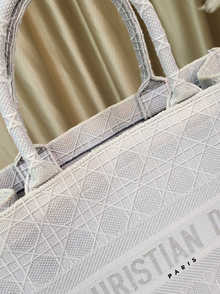 Christian Dior Grey Book Tote Medium