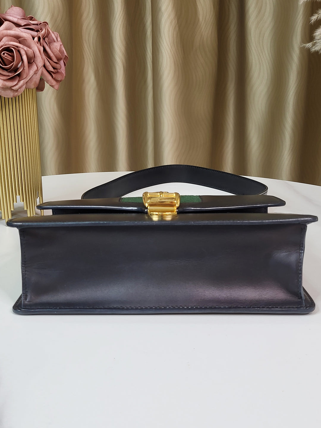 Gucci Leather Sylvie Shoulder Bag
