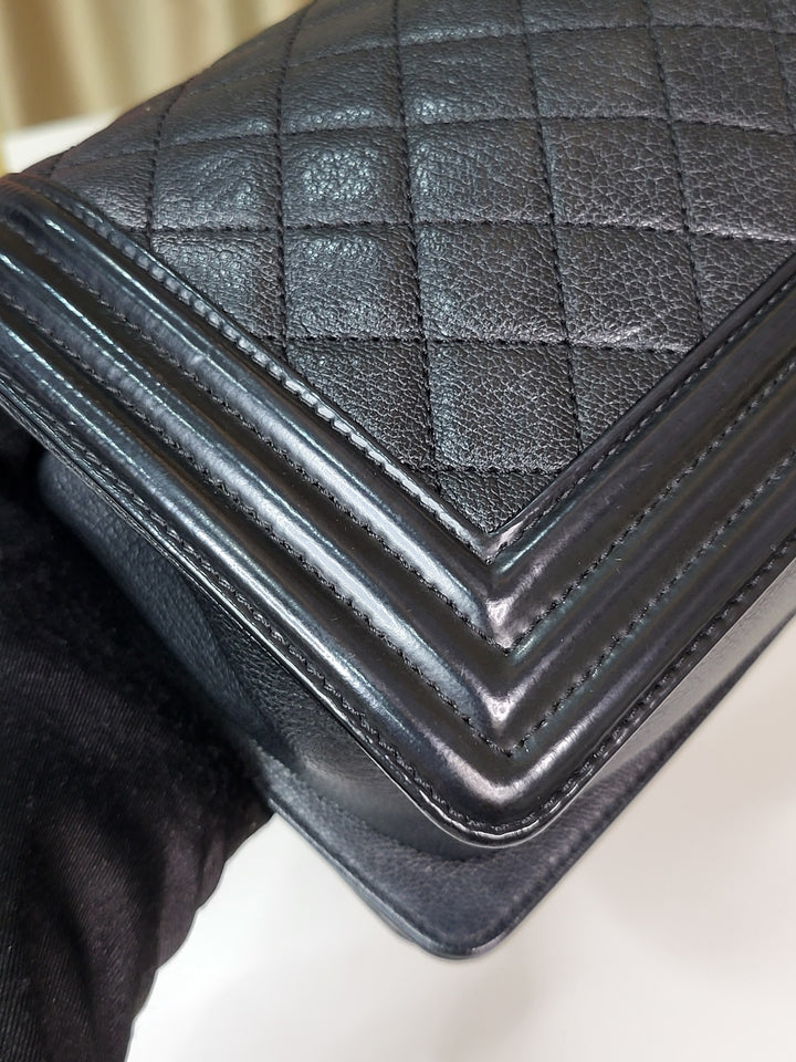 Chanel Calf & Patent Leboy