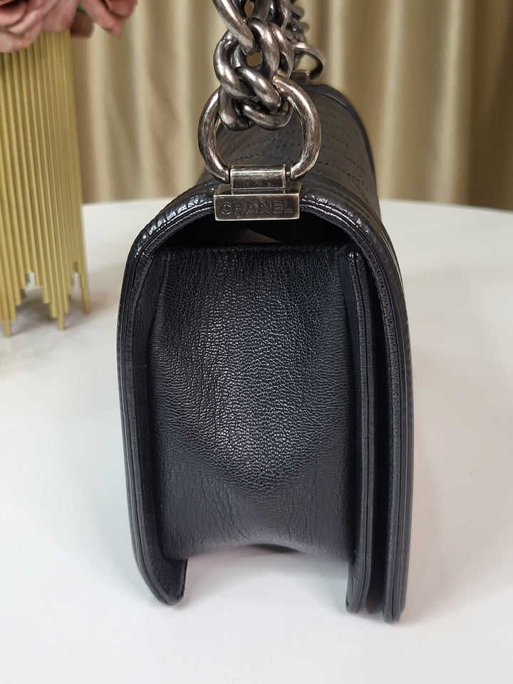 Chanel Calf & Patent Leboy