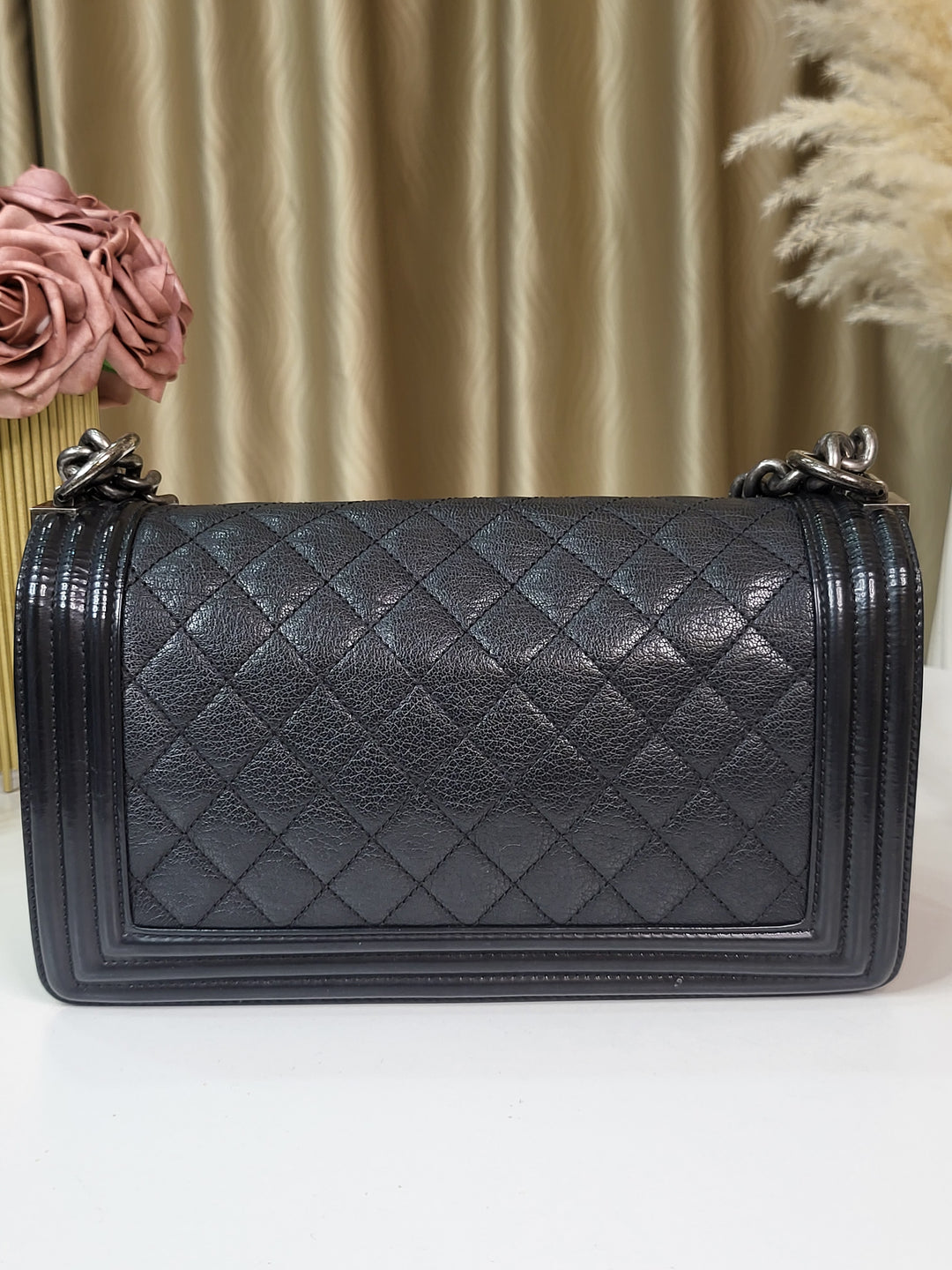 Chanel Calf & Patent Leboy