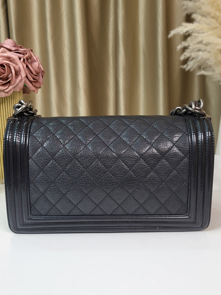Chanel Calf & Patent Leboy