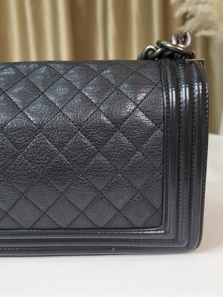 Chanel Calf & Patent Leboy