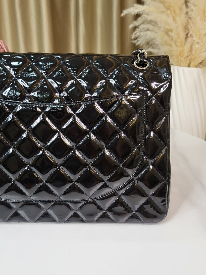Chanel Patent Maxi Double Flap