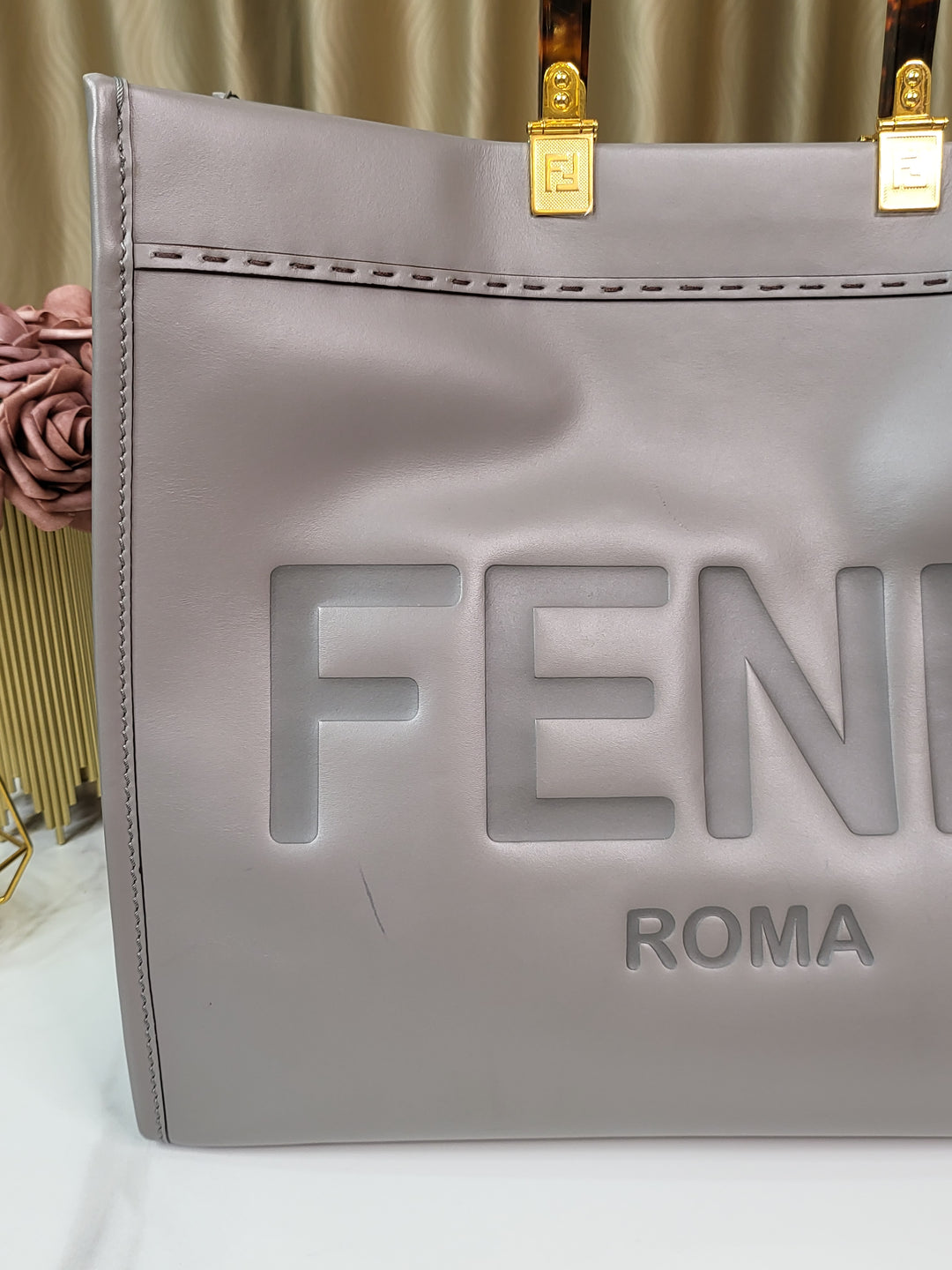 Fendi Sunshine Large Shopper Tote