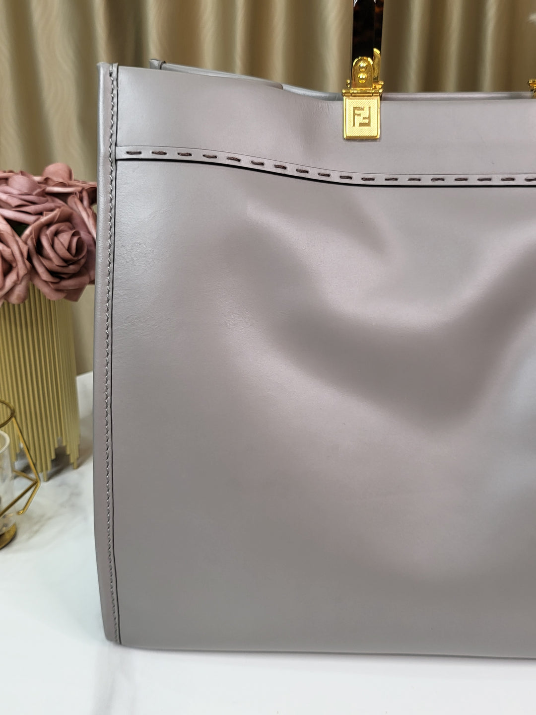 Fendi Sunshine Large Shopper Tote