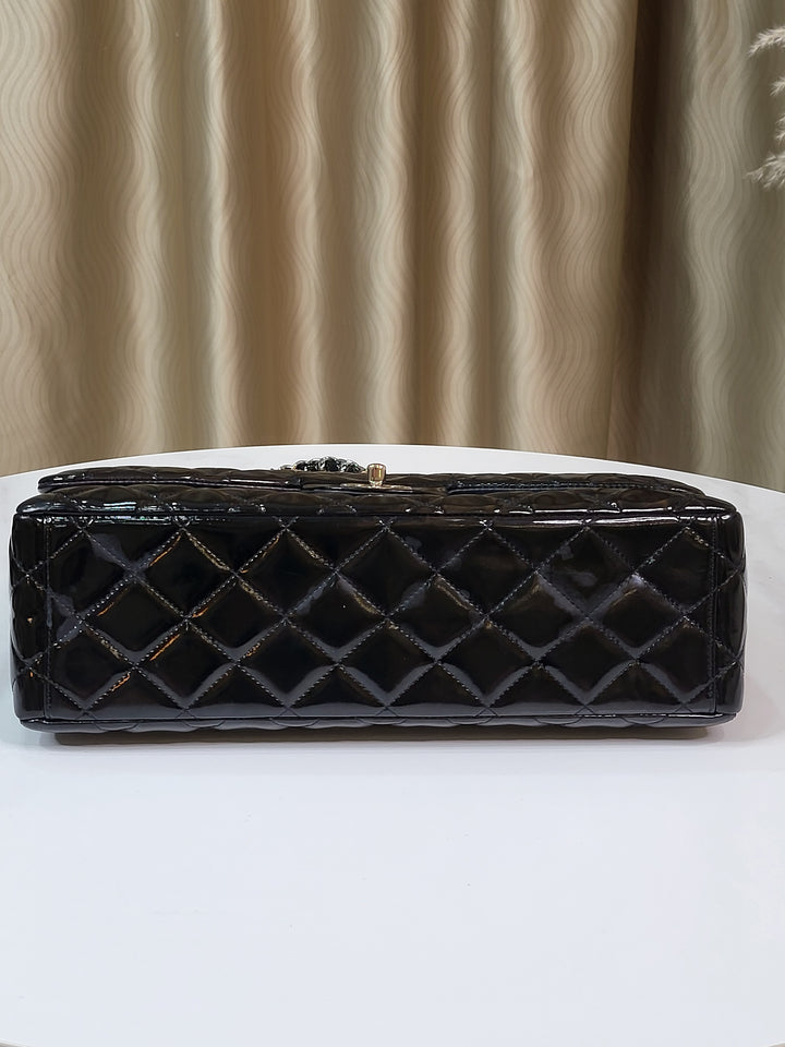 Chanel Patent Maxi Single Flap