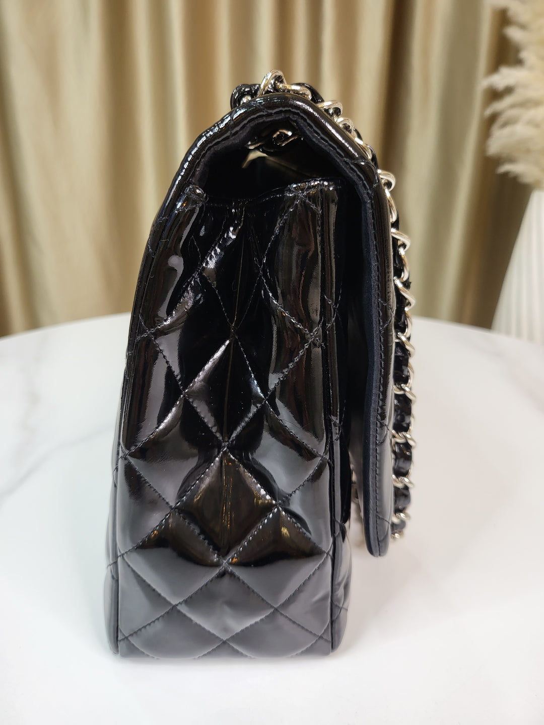 Chanel Patent Maxi Single Flap