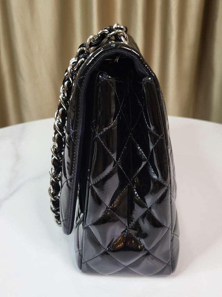 Chanel Patent Maxi Single Flap