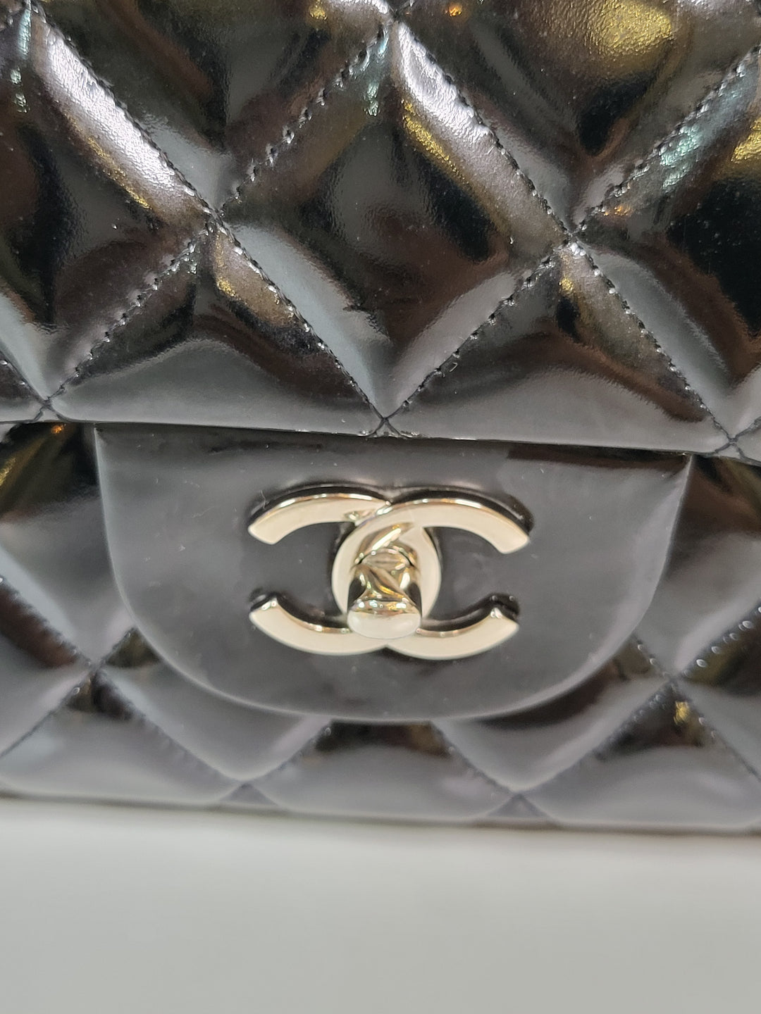 Chanel Patent Maxi Single Flap