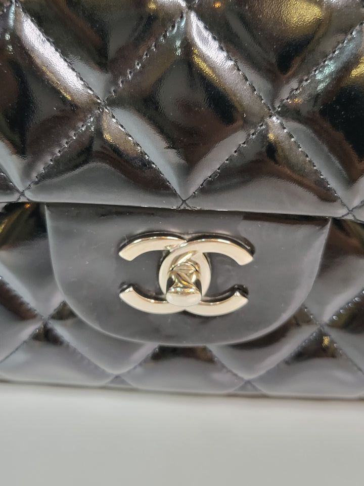 Chanel Patent Maxi Single Flap