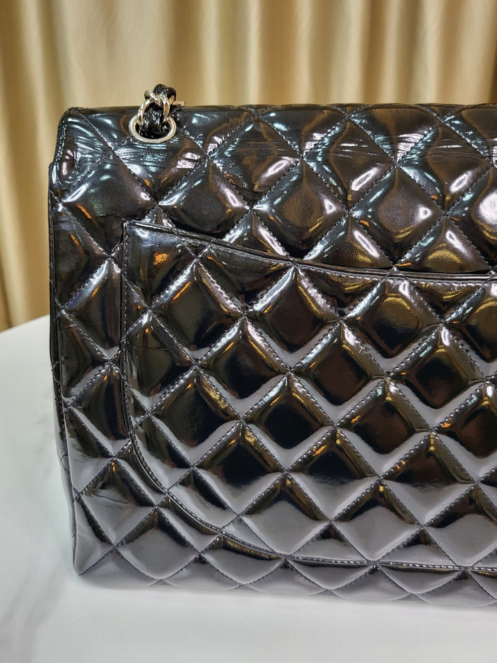 Chanel Patent Maxi Single Flap