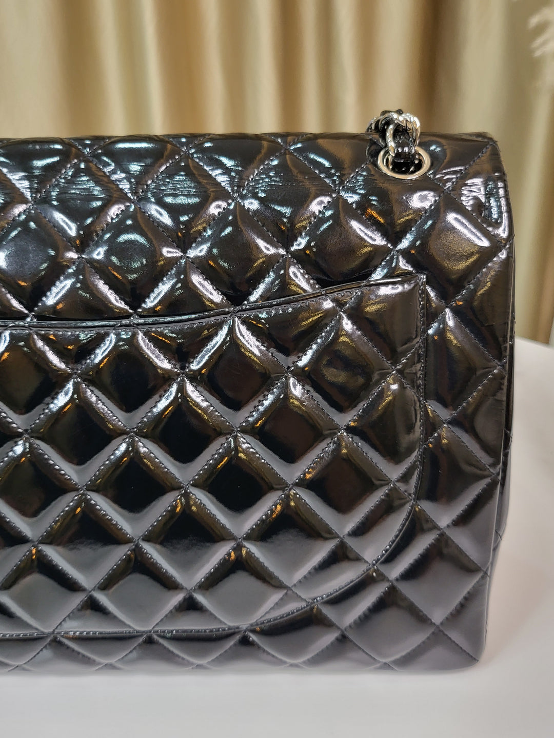 Chanel Patent Maxi Single Flap